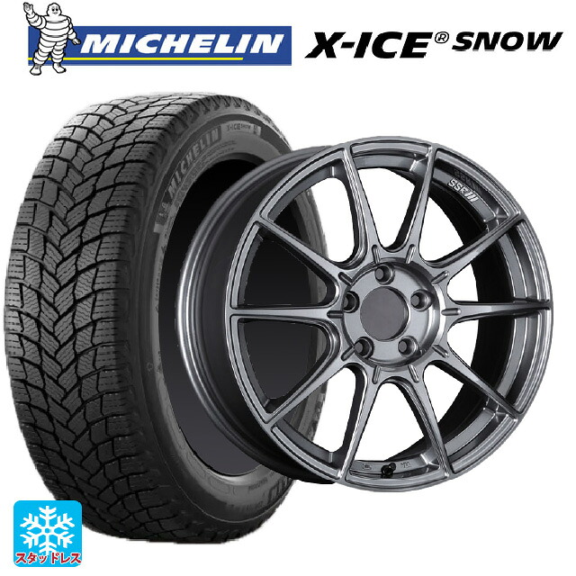トヨタ GRカローラ(4BA-GZEA14H)用 245/40R18 97H XL ミシュラン 正規品 エックスアイス スノー タナベ SSR GT X01 ダークシルバー 新品スタッドレスタイヤホイール 4本セット 188,695円