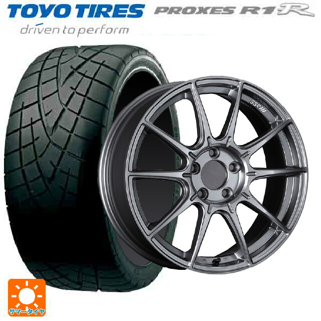 トヨタ GRカローラ(4BA-GZEA14H)用 265/35R18 93W トーヨー プロクセス R1R # タナベ SSR GT X01 ダークシルバー 新品サマータイヤホイール 4本セット 190,940円