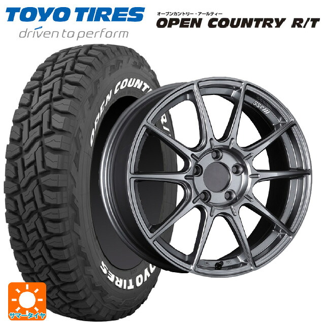 225/60R18 100Q トーヨー オープンカントリー RT ホワイトレター タナベ SSR GT X01 ダークシルバー 18-7.5J 国産車用 サマータイヤホイール4本セット