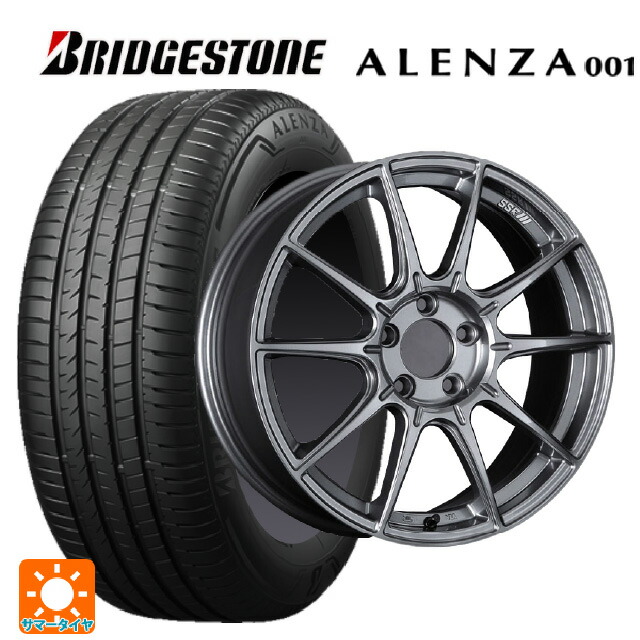 235/50R18 97V ブリヂストン アレンザ001 正規品 タナベ SSR GT X01 ダークシルバー 18-8J 国産車用 サマータイヤホイール4本セット