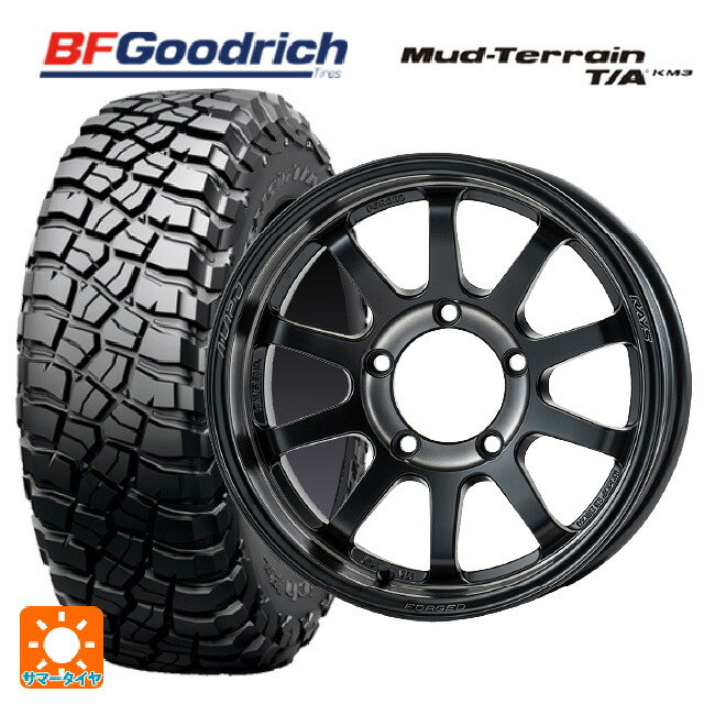 スズキ ジムニーノマド(JC74W)用 225/75R16 115/112Q BFグッドリッチ マッドテレーン TA KM3 ブラックレター 正規品 レイズ A LAP J 2324 リミテッドエディション # PH 新品サマータイヤホイール 4本セット