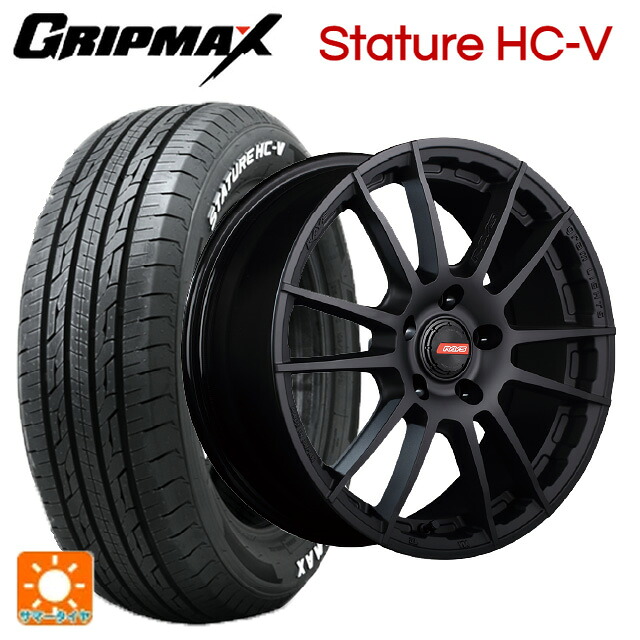 トヨタ ハイエース(200系)用 215/65R16 109/107S グリップマックス スタチャーHCV ホワイトレター レイズ グラムライツ 57XR-X B2 新品サマータイヤホイール 4本セット