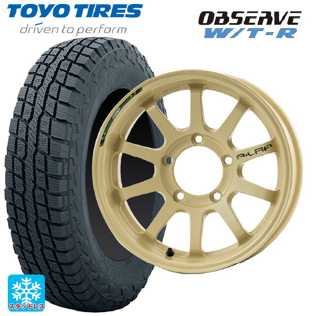 スズキ ジムニー(64系)用 185/85R16 105N トーヨー オブザーブ W/T-R レイズ A LAP J デザートエディション MI 新品スタッドレスタイヤホイール 5本セット|タイヤホイール専門店コニシタイヤ