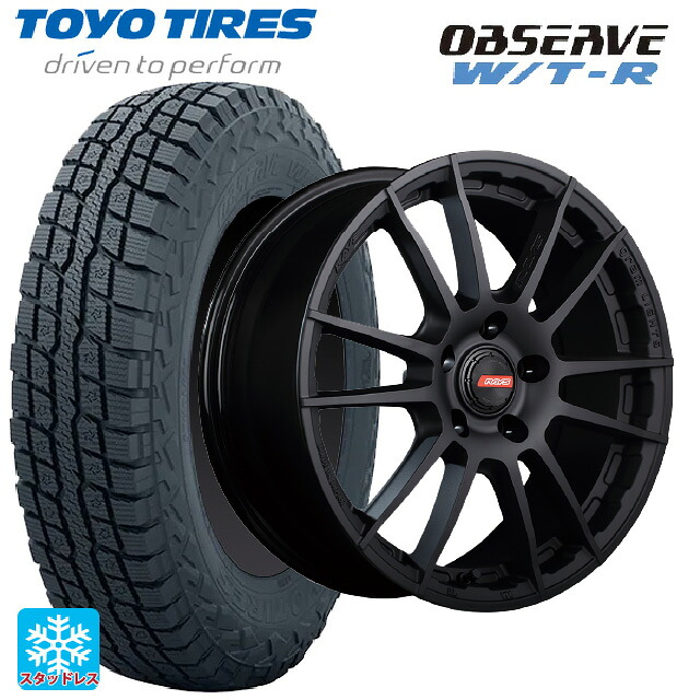 215/65R16 109/107Q トーヨー オブザーブ W/T-R レイズ グラムライツ 57XR-X B2 16-6.5J 国産車用 スタッドレスタイヤホイール4本セット