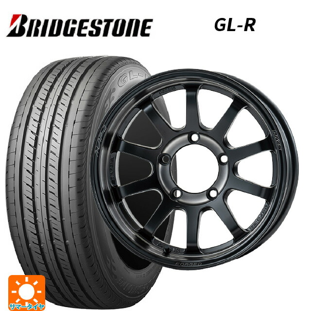 215/65R16 109/107R ブリヂストン GL-R 正規品 レイズ A LAP J 2324 リミテッドエディション # PH 16-6J 国産車用 サマータイヤホイール4本セット