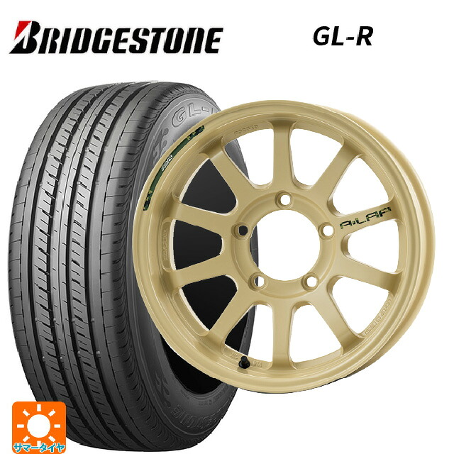 215/65R16 109/107R ブリヂストン GL-R 正規品 レイズ A LAP J デザートエディション MI 16-6J 国産車用 サマータイヤホイール4本セット