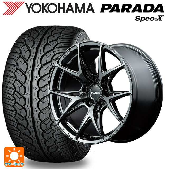 ニッサン エクストレイル(33系)用 235/60R18 103V ヨコハマ パラダ PA02 レイズ ベルサス VV21S YNJ 新品サマータイヤホイール 4本セット｜タイヤホイール専門店コニシタイヤ