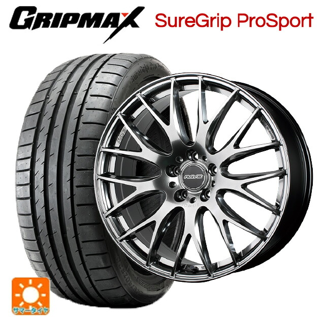 レクサス LM(TAWH15W)用 245/40R21 100Y XL グリップマックス Sure Grip ProSport (BSW) レイズ ホムラ 2X9 プラス # HIK 新品サマータイヤホイール 4本セット