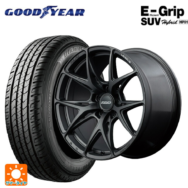225/65R18 103H グッドイヤー エフィシェントグリップSUV HP01 レイズ ベルサス VV21S APJ 18-8J 国産車用 サマータイヤホイール4本セット