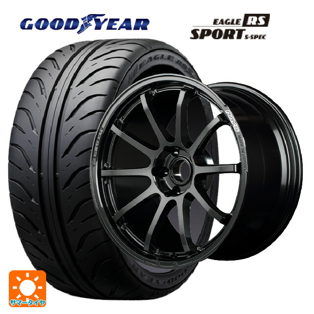 トヨタ GRカローラ(4BA-GZEA14H)用 255/35R18 90W グッドイヤー イーグル RS スポーツ S-スペック レイズ グラムライツ 57NR 6NJ 新品サマータイヤホイール 4本セット