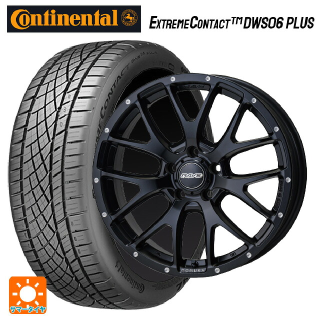スバル WRX S4(VBH)用 255/40R18 99Y XL コンチネンタル エクストリームコンタクト DWS06プラス 正規品 レイズ ホムラ 2X7FA BOL 新品サマータイヤホイール 4本セット