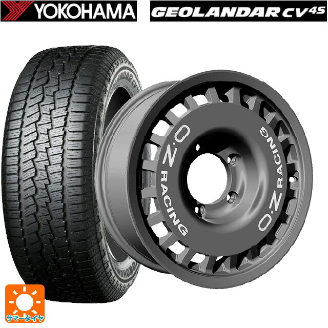 215/65R16 98H ヨコハマ ジオランダー CV G058 正規品 オーゼット レーシング ラリーレーシング 4×4 ダークグラファイト 16-5.5J 国産車用 サマータイヤホイール4本セット