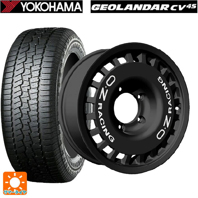 215/65R16 98H ヨコハマ ジオランダー CV G058 正規品 オーゼット レーシング ラリーレーシング 4&times;4 Matt Black 16-5.5J 国産車用 サマータイヤホイール4本セット｜タイヤホイール専門店コニシタイヤ 119,900円