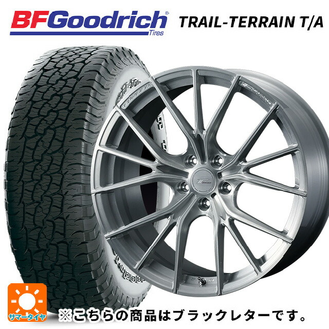 スバル フォレスター(SL系)用 225/55R18 102H XL BFグッドリッチ トレイルテレーン T/A ブラックレター 正規品 ウェッズ エフゼロ FZ-1 BRUSHED 新品サマータイヤホイール 4本セット