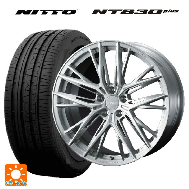 2024年製 235/35R19 91W ニットー NT830 プラス ウェッズ エフゼロ FZ-5 BRUSHED 19-8.5J 国産車用 サマータイヤホイール4本セット