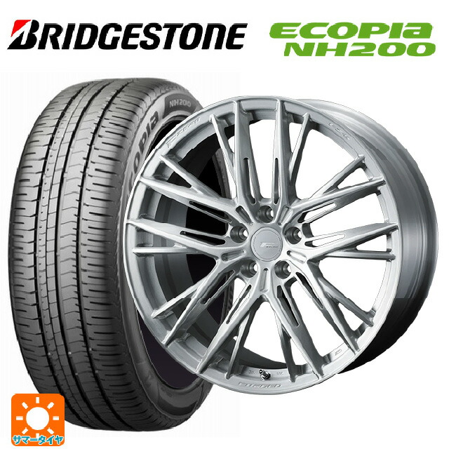 225/45R18 95W XL ブリヂストン エコピア NH200 正規品 ウェッズ エフゼロ FZ-5 BRUSHED 18-8J 国産車用 サマータイヤホイール4本セット 214,985円