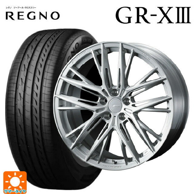 スバル レヴォーグ(VN系)用 225/40R19 93W XL ブリヂストン レグノ GR-X3 正規品 # ウェッズ エフゼロ FZ-5 BRUSHED 新品サマータイヤホイール 4本セット|タイヤホイール専門店コニシタイヤ