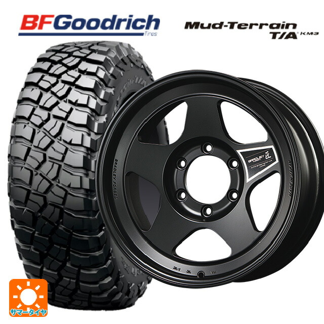 2024年製 265/65R17 120/117Q BFグッドリッチ マッドテレーン TA KM3 ブラックレター 正規品 # 4×4エンジニアリング ブラッドレーフォージド 匠(タクミ マットシャドーブラック 17-8J 国産車用 サマータイヤホイール4本セット