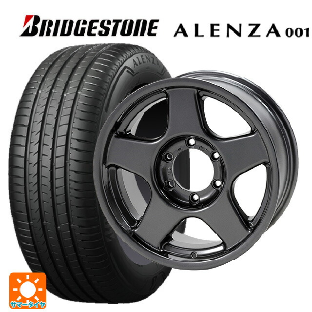 トヨタ ハイラックス(120系)用 265/60R18 110V ブリヂストン アレンザ001 正規品 4×4エンジニアリング ブラッドレーV ガンメタリック 新品サマータイヤホイール 4本セット
