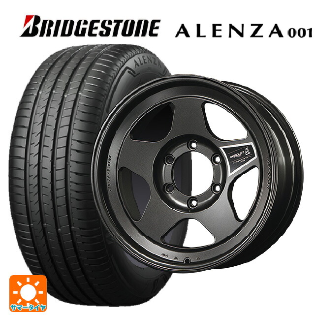 265/70R17 113H ブリヂストン アレンザ001 正規品 4&times;4エンジニアリング ブラッドレーフォージド 匠(タクミ マットディープグレイ 17-8J 国産車用 サマータイヤホイール4本セット｜タイヤホイール専門店コニシタイヤ
