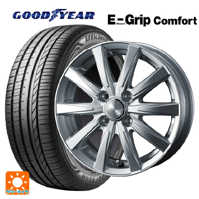 165/50R16 75V グッドイヤー エフィシェントグリップ コンフォート ウェッズ ジョーカー スピリッツ シルバー 16-5.5J 国産車用 サマータイヤホイール4本セット|タイヤホイール専門店コニシタイヤ
