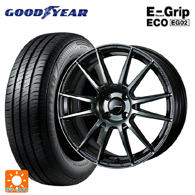 165/50R16 75V グッドイヤー エフィシェントグリップ エコ EG02 ウェッズ ウェッズスポーツ SA62R WBC 16-5J 国産車用 サマータイヤホイール4本セット|タイヤホイール専門店コニシタイヤ