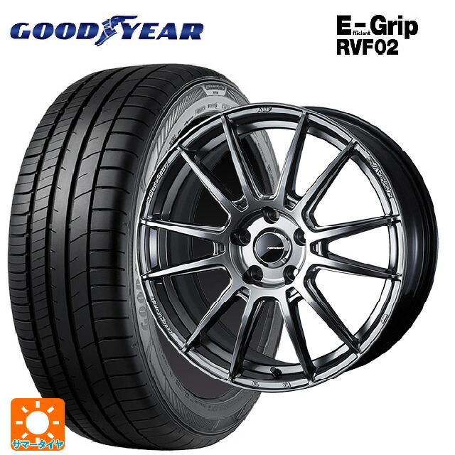 235/50R18 101W XL グッドイヤー エフィシェントグリップ RVF02 ウェッズ ウェッズスポーツ SA62R PSB 18-8J 国産車用 サマータイヤホイール4本セット