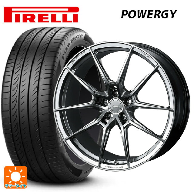 トヨタ GRヤリス(PA系)用 225/40R18 92W XL ピレリ パワジー 正規品 ウェッズ エフゼロ FZ-6 ダイヤモンドブラック 新品サマータイヤホイール 4本セット|タイヤホイール専門店コニシタイヤ