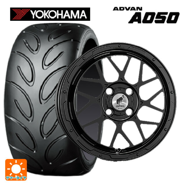 165/50R15 73V ヨコハマ アドバン A050 コンパウンド M 正規品 スーパースター ロディオドライブ 8Mモノ # マットブラック 15-4.5J 国産車用 サマータイヤホイール4本セット