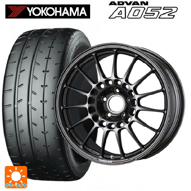トヨタ GRヤリス(PA系)用 235/40R18 95Y XL ヨコハマ アドバン A052 正規品 エンケイ エンケイスポーツ RC-T5 Dark Silver 新品サマータイヤホイール 4本セット|タイヤホイール専門店コニシタイヤ