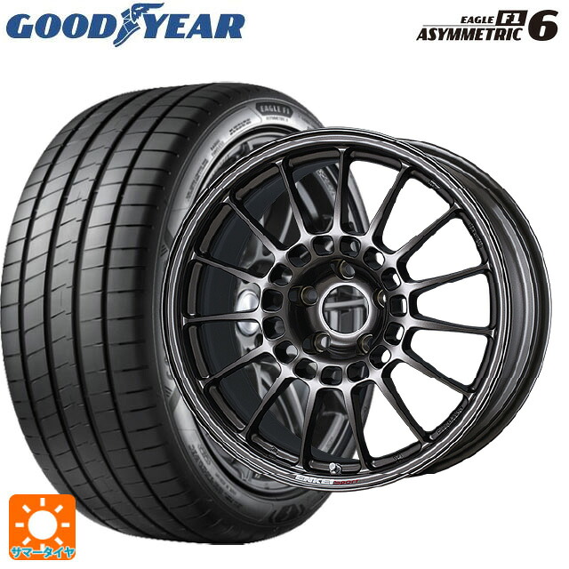 トヨタ GRヤリス(PA系)用 255/35R18 94Y XL グッドイヤー イーグル F1 アシメトリック6 エンケイ エンケイスポーツ RC-T5 Dark Silver 新品サマータイヤホイール 4本セット|タイヤホイール専門店コニシタイヤ
