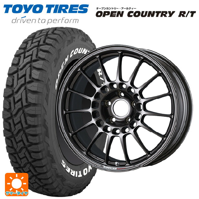 トヨタ RAV4(50系)用 235/70R16 106Q トーヨー オープンカントリー RT ホワイトレター エンケイ エンケイスポーツ RC-T5 Dark Silver 新品サマータイヤホイール 4本セット