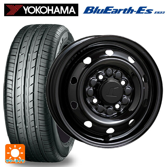 145/80R12 74S ヨコハマ ブルーアースEs ES32 トピー M74 BK ブラック(スチール) 12-3.5J 国産車用 サマータイヤホイール4本セット