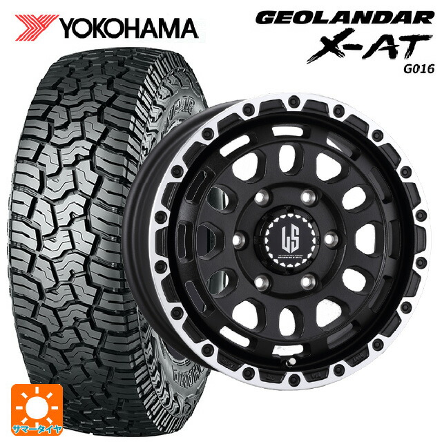 トヨタ ランドクルーザープラド(150系)用 275/70R17 114/110R ヨコハマ ジオランダー X-AT G016 ブラックレター 正規品 阿部商会 ラ･ストラーダ ディスカバー WBRP 新品サマータイヤホイール 4本セット