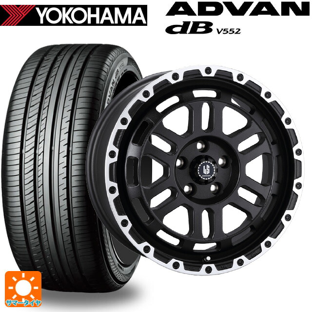 トヨタ bZ4X(11/15系)用 235/60R18 107W XL ヨコハマ アドバンデシベル V552 for SUV 正規品 阿部商会 ラ･ストラーダ ディスカバー WBRP 新品サマータイヤホイール 4本セット
