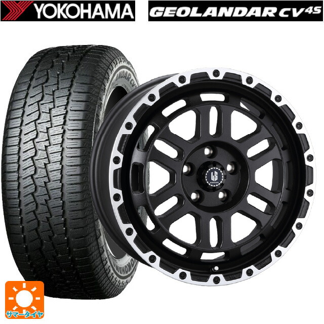 225/65R18 103H ヨコハマ ジオランダー CV G058 正規品 阿部商会 ラ･ストラーダ ディスカバー WBRP 18-8J 国産車用 サマータイヤホイール4本セット