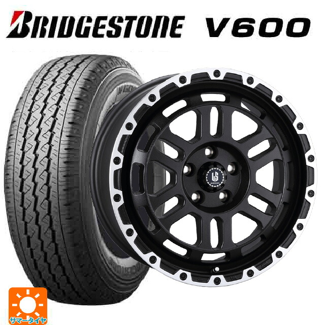 トヨタ タウンエース(S400系(M/C後))用 165/80R14 97/95N ブリヂストン V600 正規品 阿部商会 ラ･ストラーダ ディスカバー WBRP 新品サマータイヤホイール 4本セット 68,970円