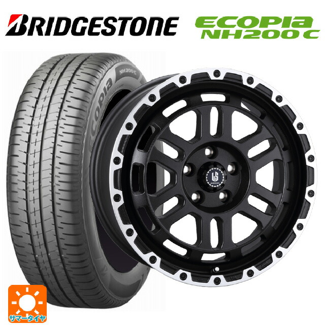 スズキ スイフトスポーツ(ZC33S)用 185/55R16 83V ブリヂストン エコピア NH200C 正規品 阿部商会 ラ･ストラーダ ディスカバー WBRP 新品サマータイヤホイール 4本セット