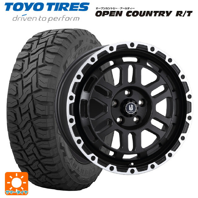 スズキ ジムニーノマド(JC74W)用 195/80R15 96Q トーヨー オープンカントリー RT ブラックレター # 阿部商会 ラ･ストラーダ ディスカバー WBRP 新品サマータイヤホイール 4本セット