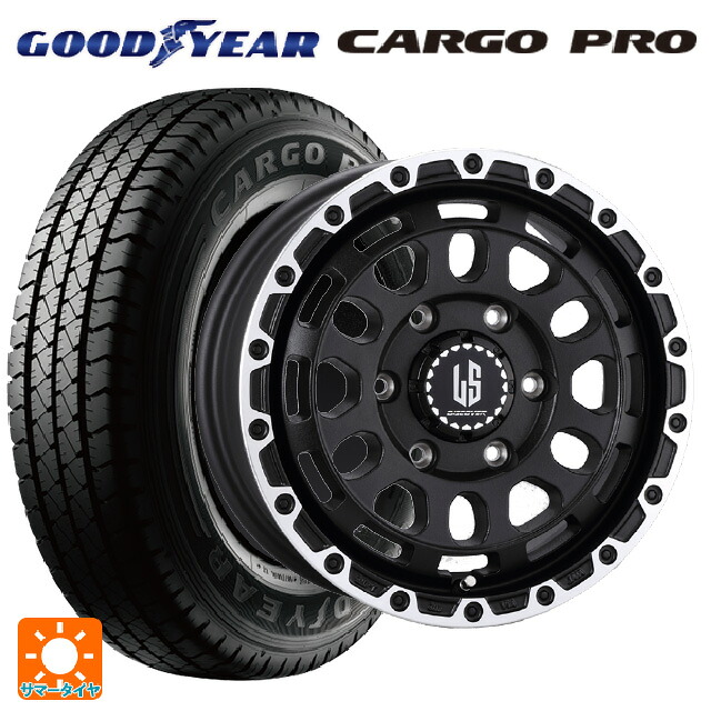 195/80R15 107/105S グッドイヤー カーゴプロ 阿部商会 ラ･ストラーダ ディスカバー WBRP 15-6J 国産車用 サマータイヤホイール4本セット｜タイヤホイール専門店コニシタイヤ