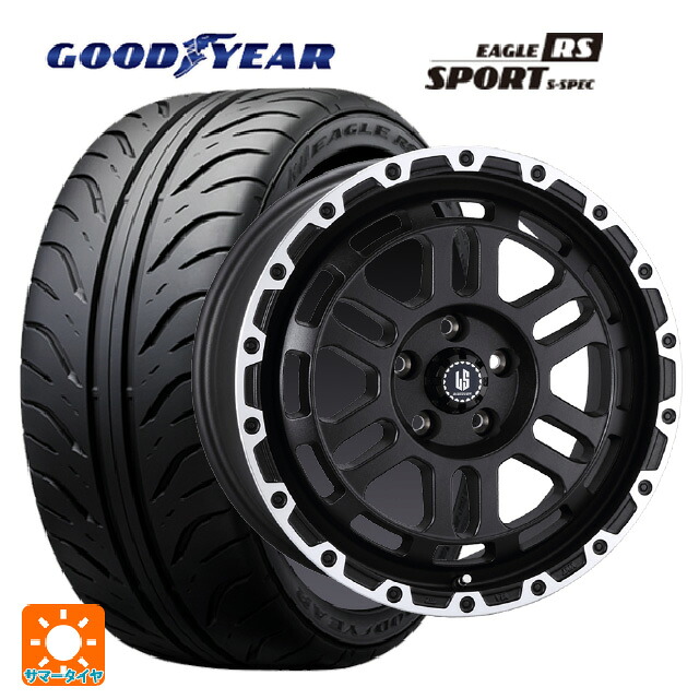 トヨタ GRヤリス(PA系)用 265/35R18 93W グッドイヤー イーグル RS スポーツ S-スペック 阿部商会 ラ･ストラーダ ディスカバー WBRP 新品サマータイヤホイール 4本セット