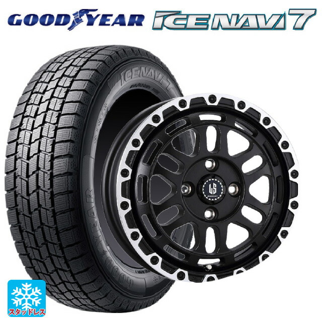 165/55R14 72Q グッドイヤー アイスナビ7(数量限定) 阿部商会 ラ･ストラーダ ディスカバー WBRP 14-4.5J 国産車用 スタッドレスタイヤホイール4本セット