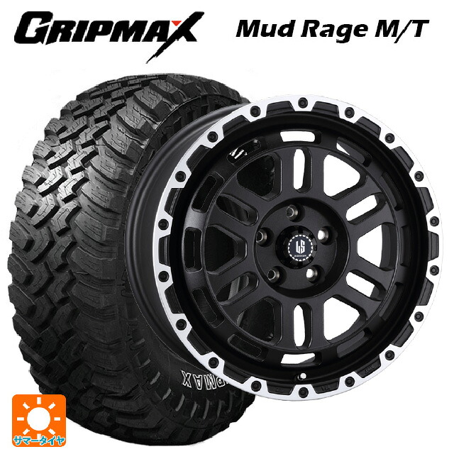 トヨタ RAV4(50系)用 2022年製 235/70R16 106Q グリップマックス マッドレイジ M/T ホワイトレター 阿部商会 ラ･ストラーダ ディスカバー WBRP 新品サマータイヤホイール 4本セット