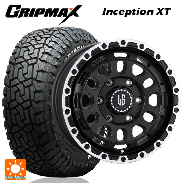 トヨタ ランドクルーザープラド(150系)用 275/70R17 121/118Q グリップマックス インセプション X/T ホワイトレター 阿部商会 ラ･ストラーダ ディスカバー WBRP 新品サマータイヤホイール 4本セット