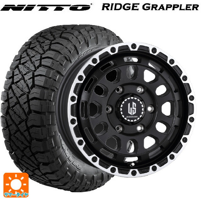 トヨタ ハイラックス(120系)用 285/70R17 121/118Q ニットー リッジグラップラー 阿部商会 ラ･ストラーダ ディスカバー WBRP 新品サマータイヤホイール 4本セット