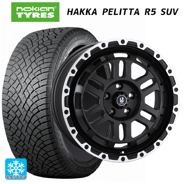 235/65R18 110R XL ノキアン ハッカペリッタR5 SUV 阿部商会 ラ･ストラーダ ディスカバー WBRP 18-8J 国産車用 スタッドレスタイヤホイール4本セット