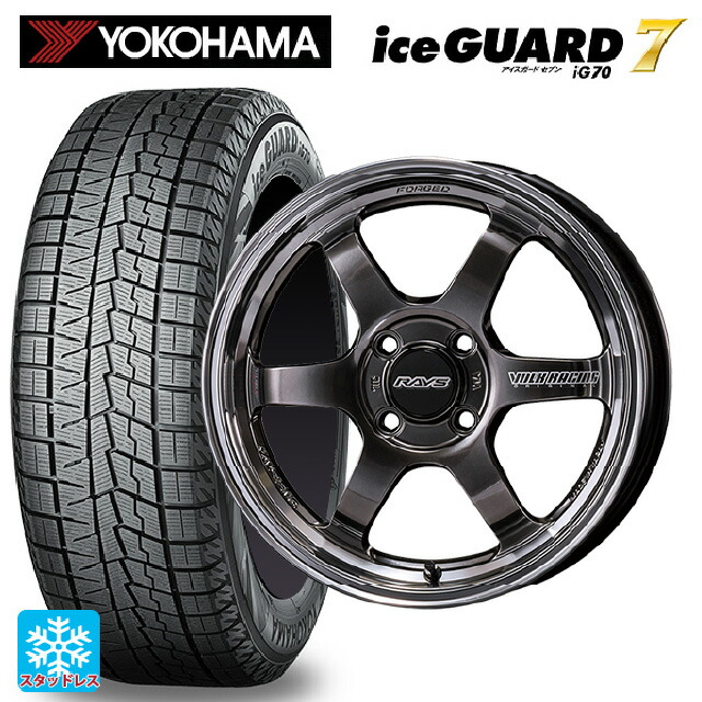 スズキ クロスビー(MND1S系)用 175/60R16 82Q ヨコハマ アイスガード7(IG70) # レイズ ボルクレーシング TE37KCR プログレッシブモデル HF 新品スタッドレスタイヤホイール 4本セット