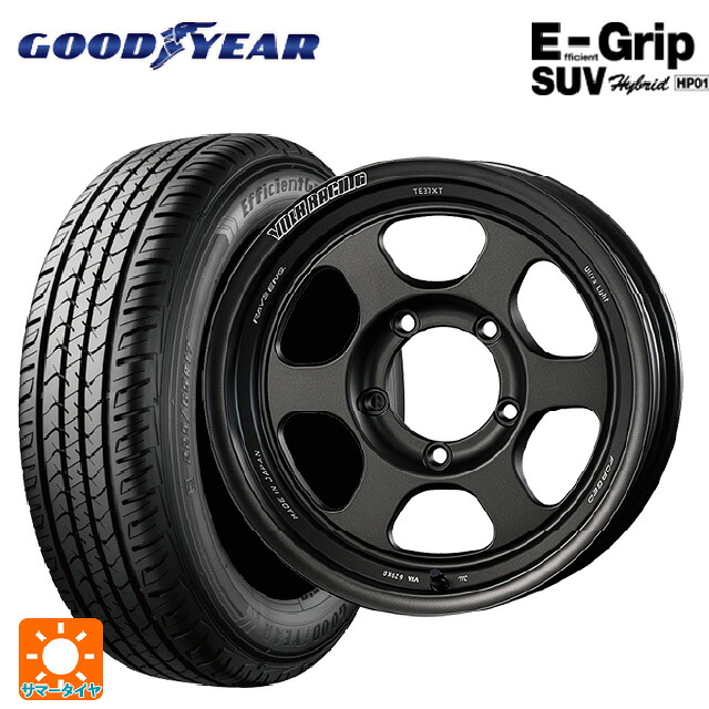 スズキ ジムニー(64系)用 175/80R16 91S グッドイヤー エフィシェントグリップSUV HP01 レイズ ボルクレーシング TE37XT FOR J UL MT 新品サマータイヤホイール 4本セット｜タイヤホイール専門店コニシタイヤ
