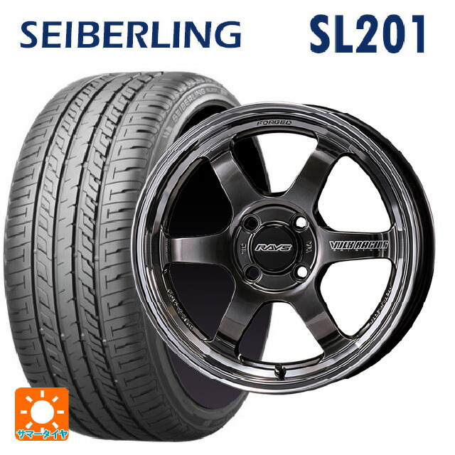 175/60R16 82H セイバーリング セイバーリング SL201(ブリヂストン工場生産） レイズ ボルクレーシング TE37KCR プログレッシブモデル HF 16-6J 国産車用 サマータイヤホイール4本セット