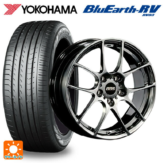 スバル レヴォーグ(VN系)用 215/50R17 95V XL ヨコハマ ブルーアース RV03 BBS RF DB 新品サマータイヤホイール 4本セット